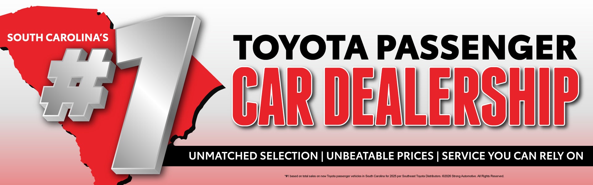 SOUTH CAROLINA'S #1 PASSENGER CAR DEALERSHIP 