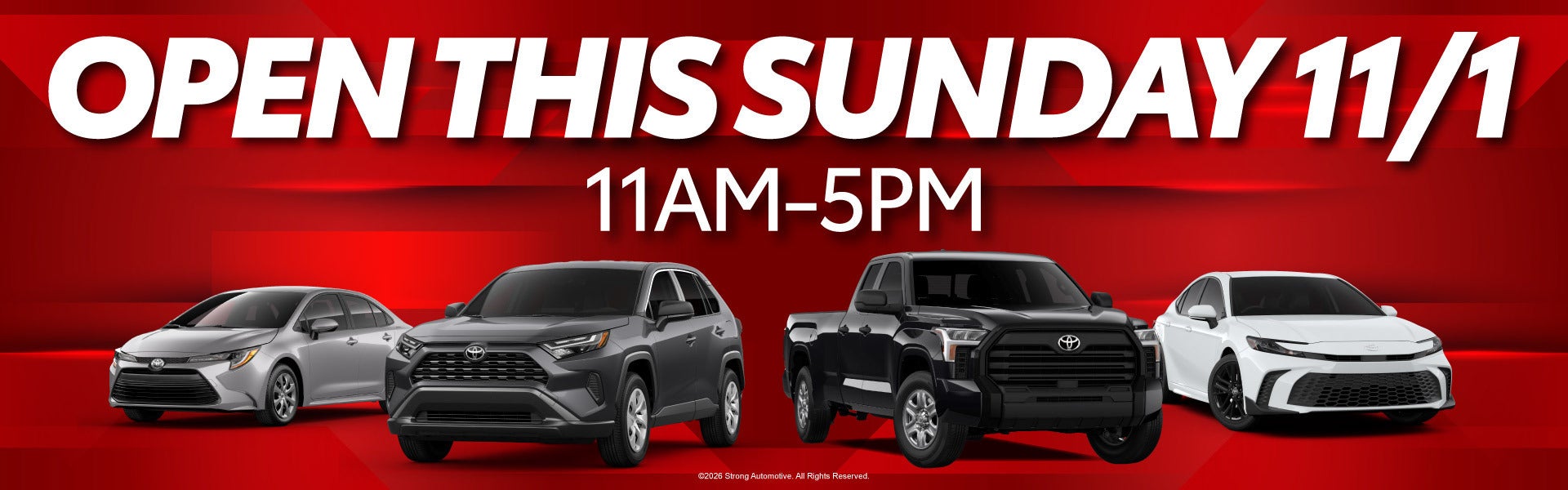 Open This Sunday